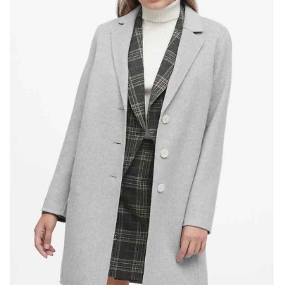 Banana Republic Unlined Double-Faced Topcoat